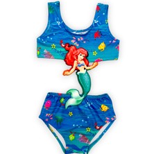 Lolli Boom Kids  Kız Çocuk Çizgi Film Karakterli Figürlü Mayokini Yeni Sezon