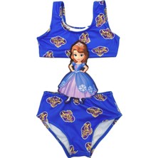 Lolli Boom Kids  Kız Çocuk Çizgi Film Karakterli Figürlü Mayokini Yeni Sezon