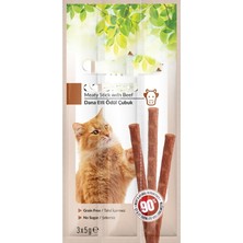 Garden Mix  3 Adet Kedi Ödül Çubuğu - Dana Etli Kedi Stick Ödülü ( 3X5G ) () )