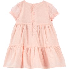 Carter's Kız Bebek Kısa Kollu Elbise Pembe