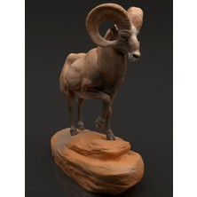 House Of Figure Koç Figürü  20CM Dekorasyon-Hediyelik Ürün-Dekoratif Raf Ürünü-Hobi-Figür