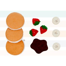 Mother And Toys Keçe Oyuncak - Pancake Oyun Seti - Felt Toys - %100 El Yapımı