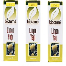 Biotama Limon Yağı 20 ml x 3 Adet