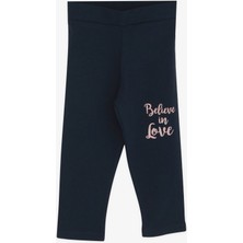 Breeze Kız Çocuk Taytlı Takım Baskılı Pullu 1.5-5 Yaş, Somon Melanj