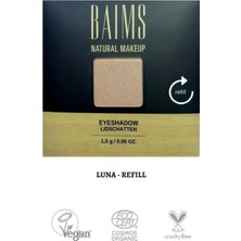 Baims Eyeshadow Quad Palette (Dörtlü Göz Farı) Yeniden Dolum Organik Vegan Göz Farı