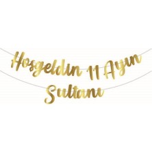Masalsı Concept  17 Parça Ramazan Süsleri 10'lu Gold Renk Tavan Süs,6'lı 11 Ayın Sultanı Ramazan Temalı Tavan Süsü