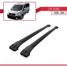 Omad Fiat Scudo 2006-2016 Arası Ile Uyumlu Ace-1 Ara Atkı Tavan Barı Siyah
