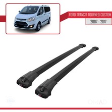 Omad Ford Transit Tourneo - Custom 2007-2017 Arası Ile Uyumlu Ace-1 Ara Atkı Tavan Barı Siyah