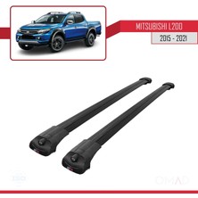 Omad Mitsubishi L200 2015 ve Sonrası Ile Uyumlu Ace-1 Ara Atkı Tavan Barı Siyah