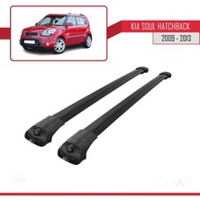 Omad Kia Soul Hatchback 2009-2013 Arası Ile Uyumlu Ace-1 Ara Atkı Tavan Barı Siyah