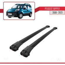 Omad Peugeot Bipper 2008 ve Sonrası Ile Uyumlu Ace-1 Ara Atkı Tavan Barı Siyah