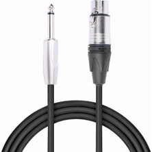 Powermaster LD379B 6.3mm Mono Erkek + Canon Dişi 15 Metre Kablo