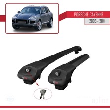 Apline Porsche Cayenne 2003-2011 Arası Ile Uyumlu Ace-1 Ara Atkı Tavan Barı Siyah