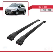 Apline Fiat Sedici 2006-2013 Arası Ile Uyumlu Ace-1 Ara Atkı Tavan Barı Siyah