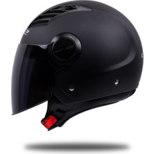 LS2 Aırflow Mat Siyah Kask  Siyah Cam