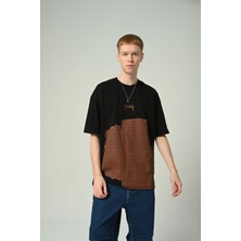 Don Q Shot Erkek Baskılı Oversize Kısa Kollu T-Shirt