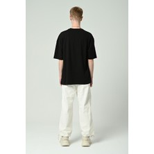 Don Q Shot Erkek Motif Baskılı Oversize Kısa Kollu T-Shirt