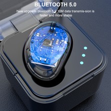 Zshskj M-B8 Mini Görünmez Kulak Içi Kablo Bluetooth Kulaklık (Yurt Dışından)