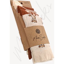 Mono Socks 4'lü Teddy Bear Tembel Ayıcıklı Çorap
