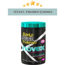 Novex Mystıc Black - Yıpranmış Kuru Saçlar Için Saç Uçlarını Onarıcı Baobab Yağı Içeren Saç Maskesi 1kg