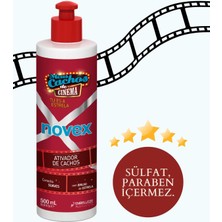 Novex My Curls Movıe Star - Ekstra Parlaklık Veren, Shea Butter, Keratin Ve 7 Çeşit Yağ Içeren Durulanmayan Saç Kremi 500g