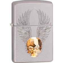 Zippo Crystal Skull / Swarovski Kristal Kafatası Çakmak