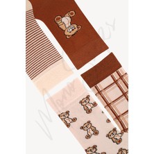 Mono Socks 4'lü Teddy Bear Tembel Ayıcıklı Çorap