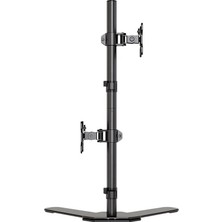 Ergoflex EF73 Steel Design 2-8 kg Çift Ekran Asansörlü 13"-27" Desktop Monitör Standı