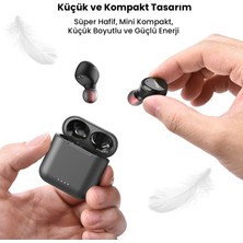 Tozo T6S Ip-X8 Su Geçirmez Kablosuz Şarj Özellikli Dokunmatik Kontrol Kulakiçi Kablosuz 5.3 Bluetooth Kulaklık