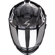 Scorpion Exo 491 Spin Kapalı Motosiklet Kaskı (Siyah / Beyaz)
