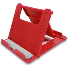 Fold Stand Masaüstü Telefon Standı/telefon Tutucu - Kırmızı