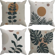 Evdek Botanical 4'lü Kırlent Kılıf DS17 45X45 cm