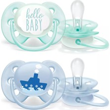 Philips Avent Ultra Soft Emzik 0-6 Ay Erkek