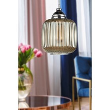 Begüsa Mega Cam Tekli Avize Füme