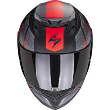 Scorpion Exo 520 Evo Air Maha Kapalı Motosiklet Kaskı (Mat Siyah / Kırmızı)