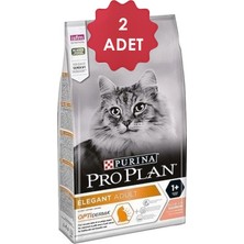 Pro Plan Elegant Derma Somonlu Yetişkin Kedi Maması 10 kg x 2 Adet