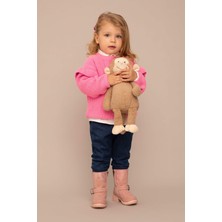 DeFacto Kız Bebek Kuşaklı Jean Pantolon Y3721A222AU