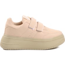 Dunlop DNP-2106 Bej Kalın Taban Kadın Sneaker