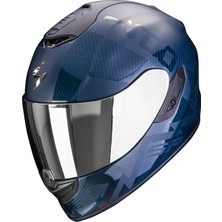 Scorpion Exo 1400 Evo Air Carbon Cerebro Kapalı Motosiklet Kaskı (Mavi)