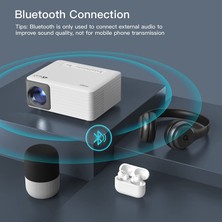 Akıyo Mini Wifi Yükseltilmiş Bluetooth Taşınabilir Projektör