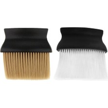 Vanmbo 2pcs Naylon Kuaförlük Boyun Yüz Kümesi Çıkarma Fırçası ile Plastik Sap (Yurt Dışından)
