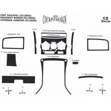 meriç cockpit design Meriç® Citroen Jumper Ön Torpido Kaplama Maun 11 Parça 2002-2006