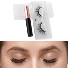 Vanmbo Eyeliner Manyetik Kirpikler Doğal Görünüm Black T04 Için Kullanımlık Lashes (Yurt Dışından)