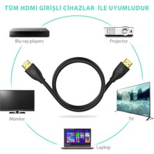 Techmaster Syncwire 4K Altın Uçlu Ultra Hdtv 4K 60FPS 18GBPS HDMI Kablo 2mt