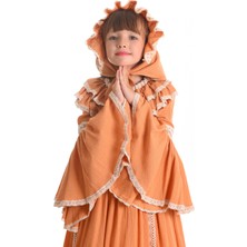 Mialora Exclusive Özel Tasarım Vintage Kız Çocuk Elbise, Saç Aksesuarlı Kız Çocuk Abiye Elbise, Uzun Kız Çocuk Elbise10