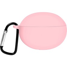 Gpack Huawei Freebuds 5i Kılıf Mat Silikon Soft Kancalı Sf7 Pembe