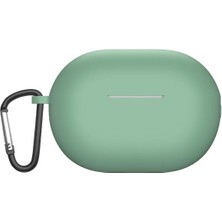 Case Street Huawei Freebuds Pro 2 Kılıf Mat Silikon Soft Kancalı Sf7 Yeşil