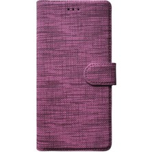 Dlrcase General Mobile Gm 22S Kılıf Kartvizitli Exclusive Spor Cüzdan Mor