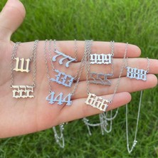 Nida Jewelry 925 Ayar Gümüş Melek Rakamı Kolye