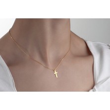 Nida Jewelry 925 Ayar Gümüş Haç Kolye